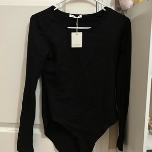 Black Long Sleeve Bodysuit